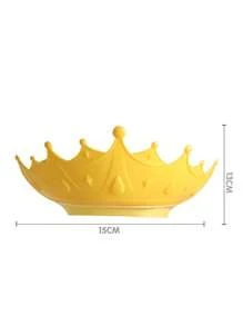 Crown Shaped Shower Cap Bath Set For Children/babies, Includes Waterproof Ear Protection Cap And Hair Washing Tool - Yellow - View 6