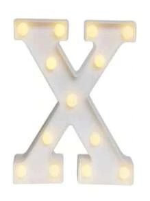 Luminous Letters Illuminated LED Lights Night Light - X - View 2