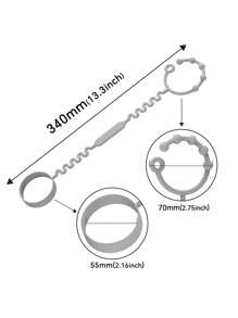 2 Stück/Set Baby Beißringe & Flaschen Silikon Riemen: 1 Stück Beißring Riemen, 1 Stück Flasche Riemen. Schnuller Beißringe, verstellbarer Riemen, geeignet für Kinderwagen, Autositz, Hochstuhl, Kinderbett