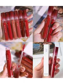 1入組pcu不沾杯唇蜜保濕口紅,具有提亮啞光唇釉 - 持久,填充,不卡色,啞光霧面唇膏和不沾杯漂白唇釉