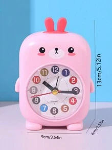 1pc Cartoon Desk Clock Digital Desktop Alarm Clock, Quiet Table Clock For Bedrooms
