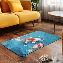 1 個水面圖案吸水矽藻土墊適用於浴室、廚房、客廳 - 彩色 - 查看 4