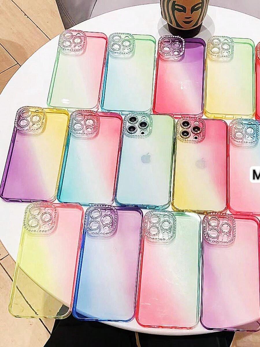 Phone Cases - أزرق مع وردي - مشاهدة 1