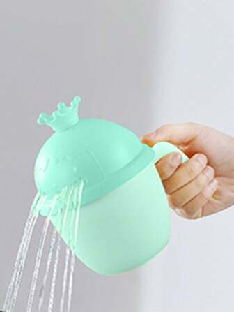 皇冠設計洗髮杯和淋浴噴頭,洗澡時間的嬰幼兒玩具,小杯子適合孩子玩水