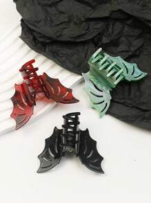 3pcs/set Women's Multicolor Bat Hair Clips For Daily Wear, Halloween Accessory - Multicolor - View 2