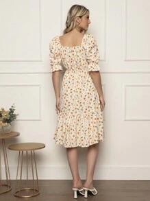 Women Dresses - Beige - View 4