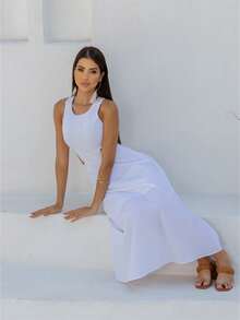 Women Dresses - trắng - Xem 5