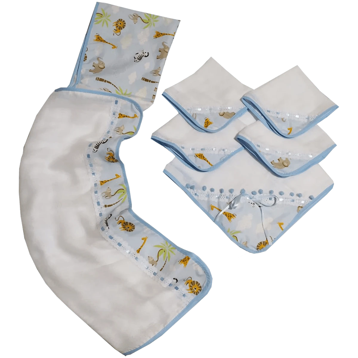 MeF Mae e Filho Baby Receiving Blankets - Màu xanh lam - Xem 1