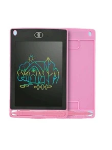 TIGER Tablet Infantil Lousa Mágica Tela Lcd De Escrever E Desenhar 10 polegados colorido - Rosa chiclete - Visão 3