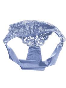 6 Stücke Sexy Durchsichtige Spitzen-damenhöschen