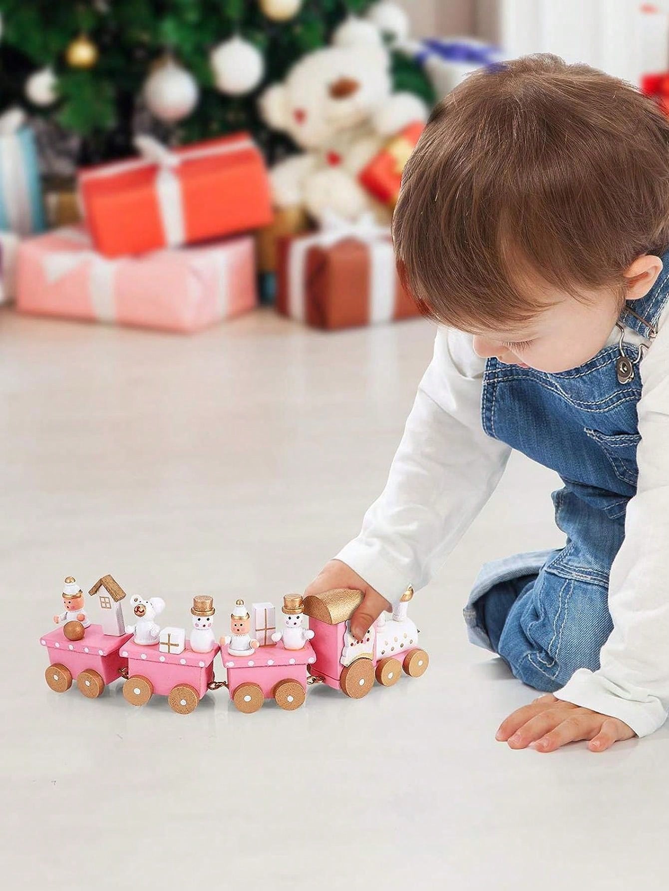 Weihnachts Zug Dekoration Aus Pappe - Geschenkzug Für Süßigkeiten & Deko