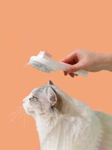 Thú cưng Tròn Mèo Mặt Bàn chải bỏ hoàn thuốc làm tóc Với Nút Đối với Mèo Và Chó - Nhiều màu - Xem 2