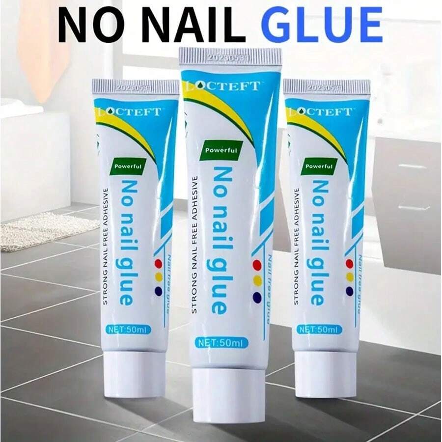 No-Nail Adhesive For Wall Decorations In Home - White - View 1