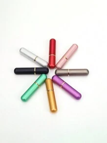 1pc Essential Oil Aromatherapy Inhaler - Aluminum Blank Nasal Inhaler Tubes - Sinus & Nose Inhaler Sticks With Empty Roller Bottle For Essential Oils - Portable Nasal Inhaler For Daily Use - Gold - View 3