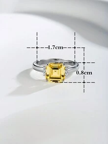 Nhẫn đơn đẹp - Bạc - Xem 3