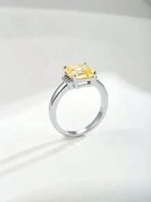 Nhẫn đơn đẹp - Bạc - Xem 2