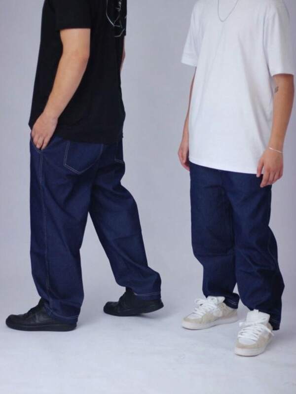 MYSELF JEANS - CALÇA JEANS MASCULINA BAGGY BALÃO/SKATE - LANÇAMENTO.