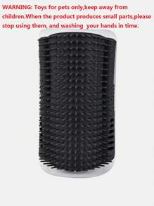 1 pièce/2 pièces Peigne de massage auto-griffant en PVC avec vis adhésive, jouet interactif aimé des amateurs et mamans de chats, convient pour toutes les saisons