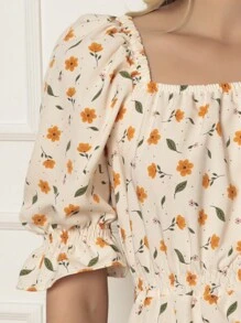 Women Dresses - Beige - View 5