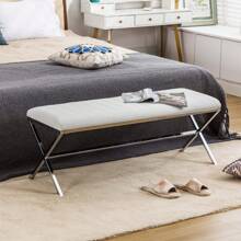 Duhome Channel Tufted Faux Leather Dining Bench Makeup Room, Living Room, Bathroom