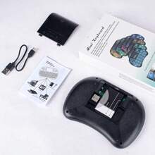 Mini Teclado Inalambrico KIMHI Control Smart Tv Box Pc Universal - Negro - Ver 3