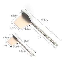 不銹鋼陰陽角度尺,用於牆面腻子、硅藻泥、整平工具、l型角尺