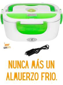 Fiambrera térmica portátil de 1L con envases. Disfruta de comidas calientes en cualquier lugar., Oferta del - Blanco - Ver 2