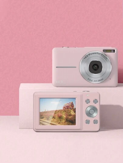 Digital Camera FHD 1080P 44MP Camera 16X Zoom Anti Shake Compact Portable Camera For Students Boys Girls