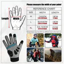 QUESHARK Guantes rojo - Rojo - Ver 2