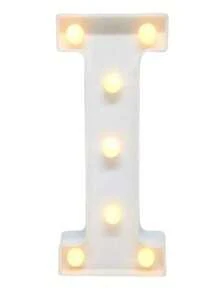 Letras Luminosas Luces LED Iluminadas Luz Nocturna - I - Ver 2