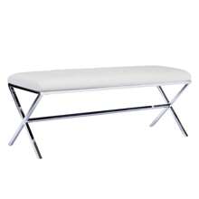 Duhome Channel Tufted Faux Leather Dining Bench Makeup Room, Living Room, Bathroom