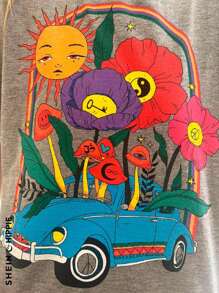 Women T-Shirts - 灰色 - 查看 2