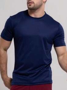 Men T-Shirts - 藏蓝色 - 查看 2