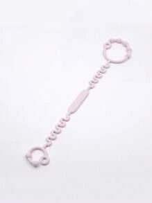 2 Stück/Set Baby Beißringe & Flaschen Silikon Riemen: 1 Stück Beißring Riemen, 1 Stück Flasche Riemen. Schnuller Beißringe, verstellbarer Riemen, geeignet für Kinderwagen, Autositz, Hochstuhl, Kinderbett