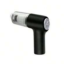 1pc Car Vacuum Cleaner Dual-use Home/car Charging Mini Handheld Wireless Vacuum Cleaner - Black - View 6