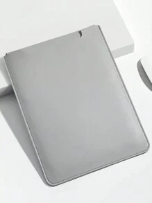 1 Bao đựng máy tính xách tay bằng da Pu màu xám nhạt có túi đựng bộ đổi nguồn Tương thích với máy tính xách tay Apple Apple - Nhiều màu - Xem 3