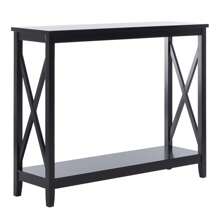 Duhome 32" X-Side Wood Console Table