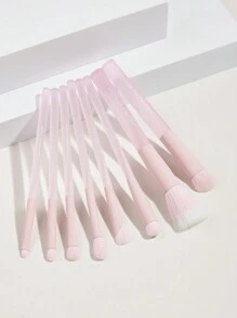 Princess Rose 8件套粉色便携式化妆刷套装，包含粉底刷、晕染刷、唇刷、遮瑕刷、小眼影刷、眼线刷、腮红刷，采用柔软亲肤纤维制成，提供无瑕妆容，满足您的面部化妆需求。化妆刷套装，化妆刷套装，化妆刷套装，全套化妆刷，化妆刷套装，全套化妆套装，化妆刷套装，化妆刷套装，化妆礼盒套装