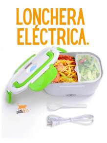 Fiambrera térmica portátil de 1L con envases. Disfruta de comidas calientes en cualquier lugar., Oferta del - Blanco - Ver 5