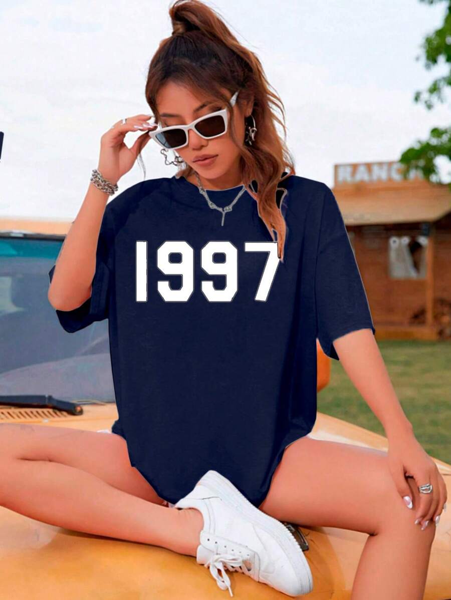 Women T-Shirts - Màu xanh hải quân - Xem 1