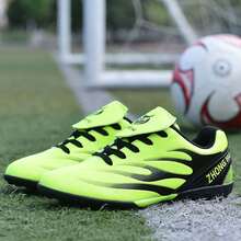 Lightweight Breathable Classic Fashionable Low-Cut Popular Outdoor Sports Students Soccer Training Shoes Ronaldo  Cleats - Green - View 3