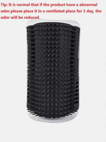 1 pièce/2 pièces Peigne de massage auto-griffant en PVC avec vis adhésive, jouet interactif aimé des amateurs et mamans de chats, convient pour toutes les saisons