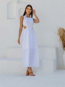 Women Dresses - trắng - Xem 2