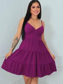 Women Dresses - Màu tím - Xem 3