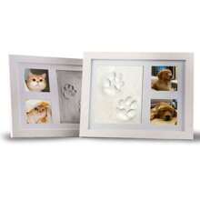 1 Pieza Marcos De Fotos De Huellas De Patas De Mascotas, Marco De Fotos De Regalo, Recuerdos - Blanco - Ver 4