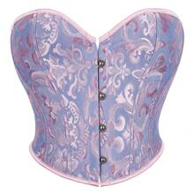 Plus Size Body Shaping Top With Back Tie Detail, Blue - Blue - View 2