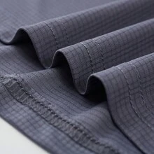 3pcs/Set Men'S Casual Fitness Clothes For Outdoor Sports: Quick-Dry Short Sleeve T-Shirt, High-Elasticity Training And Running Top, Loose Fit - Grey - View 7