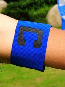 1 件运动比赛队长长袖臂章，带 C 标志、安全识别贴、防滑钩环、圣诞节 - 綠色 - 查看 5