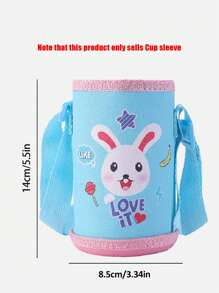 Cute Cartoon Printed Cup Sleeve, Cup Sleeve, Student Portable Cup Sleeve 1pc