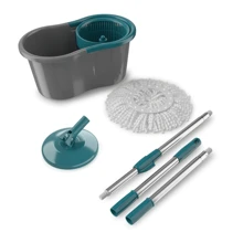 TOP CENTER ONLINE MOP GIRATÓRIO FIT 360º COM CAP/8L MOP5010 - FLASH LIMP - Cinza - Visão 8
